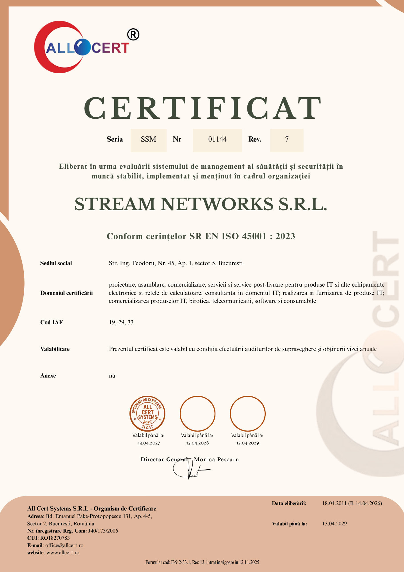 certificat reinnoire_45-2023_STREAM_VIZA 04.2027_2026